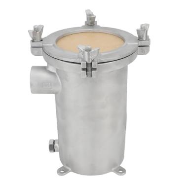 Imagem de Filtro de água marinha de aço inoxidável 316, filtro de água do mar, sistema de filtragem de alta eficiência para barco, iate, navio, acessórios duráveis de hardware (M)