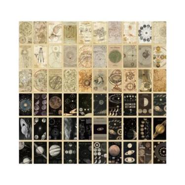 Imagem de Bloco De Notas Vintage Em Papel, 60 Folhas, Material De Papelaria Retr