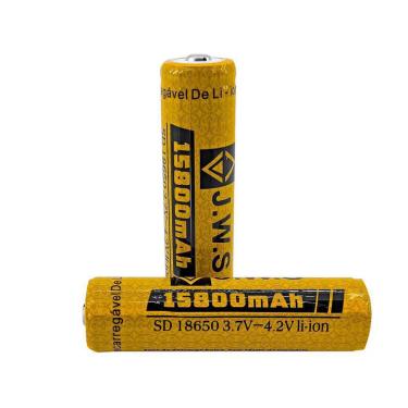 Imagem de Mega Bateria Recarregável 18650 3,7V 4,2V Para Lanterna Tática De Led Alta Qualidade