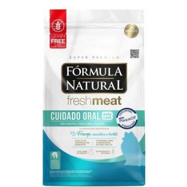 Imagem de Ração Fórmula Natural Cães Fresh Meat Cuidado Oral Adultos Raças Min/P