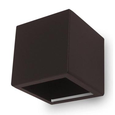 Imagem de Kit 3 Arandela 1 Facho Foco Parede Externa Pergolado Marrom