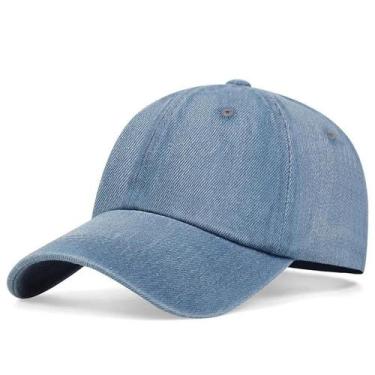 Imagem de Boné de Beisebol Cowboy Jeans Unissex - Chapéu Snapback Casual para Ho