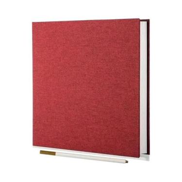 Imagem de Álbum De Scrapbook Em Linho Autoadesivo Para Fotos 2x3, 4x6, 5x7, 8x10