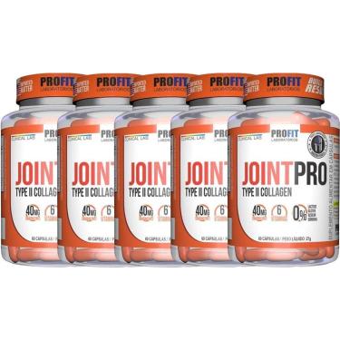 Imagem de Kit 5X Joint Pro Type II Collagen - 60 Cápsulas - Profit-Masculino