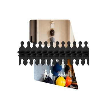 Imagem de Kit 2 Suporte Organizador de Bonés De Parede Vertical Porta Bonés Mode