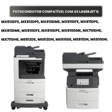 Imagem de Fotocondutor Lexmark Original 520z 52d0z00 Mx710 Mx711 Mx810