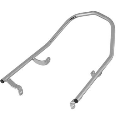 Imagem de Alça Moto Honda Pop 100 2007 a 2015 Cromo Forte Modelo Sport, CROMADO,