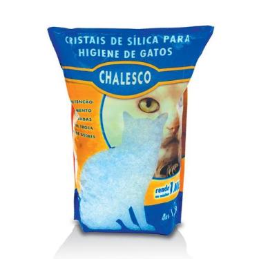 Imagem de Areia Higiênica Chalesco Com Cristais De Sílica Para Gatos 1,8kg