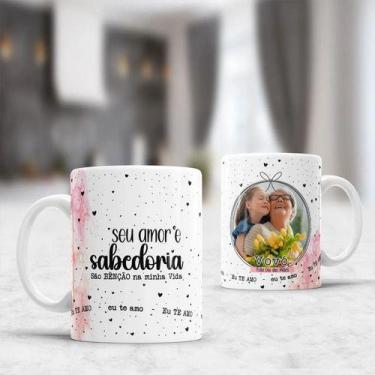 Imagem de Caneca personalizada mãe seu amor e sabedoria são bencão - Livesub, Pe