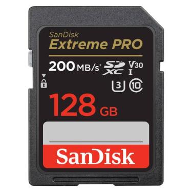 Imagem de Cartao de Memoria Sandisk Extreme Pro 128GB / U3 / 200MBS - SDSDXXD-12