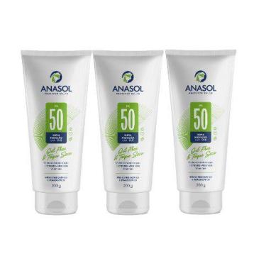 Imagem de Kit 3x Protetor Solar Corporal Anasol Fps50 200g - Dahuer