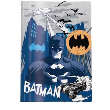 Imagem de Pasta ABA Elástica Plástica Batman sem Lombo Pacote com 10 - DAC
