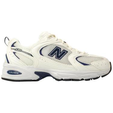 Imagem de Tênis New Balance 530 Feminino, Branco, Marinho, 35