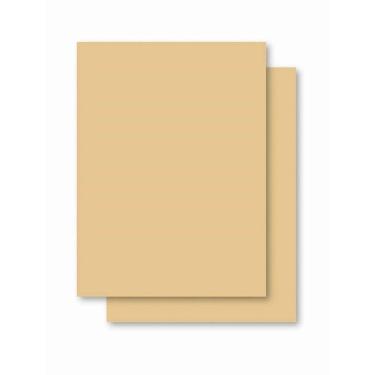 Imagem de Papel Cartolina Jandaia Escolar 140g 50x66cm Pacote com 100 Folhas Amarela