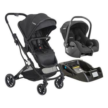 Imagem de Carrinho Zig Zag Com Bebe Conforto Casulo E Base Kiddo