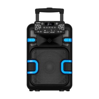Imagem de Som amplificada bluetooth 850w led trolley 850 bomber, PRETO