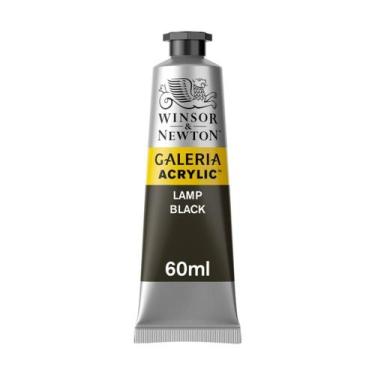 Imagem de Tinta Acrilica Galeria W&N 337 Lamp Black 60ml - Winsor & Newton