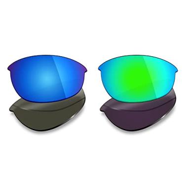 Imagem de Mryok 2 pares de lentes polarizadas de substituição para óculos de sol Oakley Half Jacket – Opções