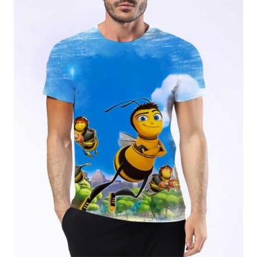 Imagem de Camisa Camiseta Bee Movie Barry Abelha Mel Vanessa Flor 10 - Estilo Kr