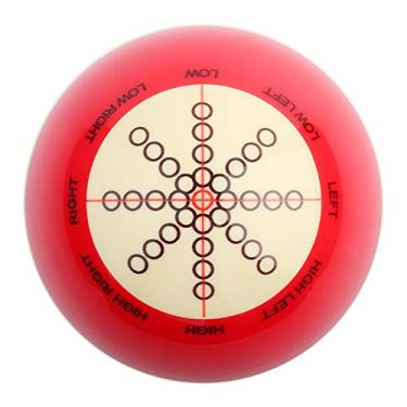 Bola de Treino Six Red Points 54mm aprenda efeitos sinuca bilhar