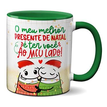 Imagem de Caneca Natal Flork Melhor Presente é Você ao Meu Lado (Verde)