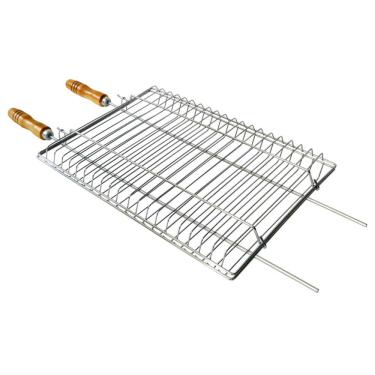 Imagem de Grelha Quadrada com Tampa GT106 Estrutura Aço Vinci Móveis - Cromado