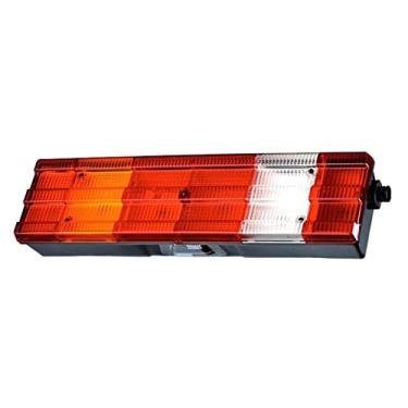 Imagem de Lanterna Traseira Tricolor Com Vigia Compativel MB Axor Actros Plug Referencia Lente Poliestireno