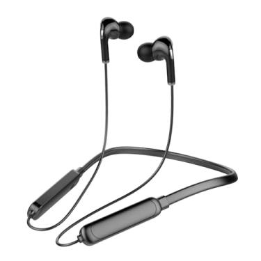 Imagem de menolana Esporte neckband fones de ouvido sem fio para ginásio treino cancelamento ruído conforto sem fio esporte