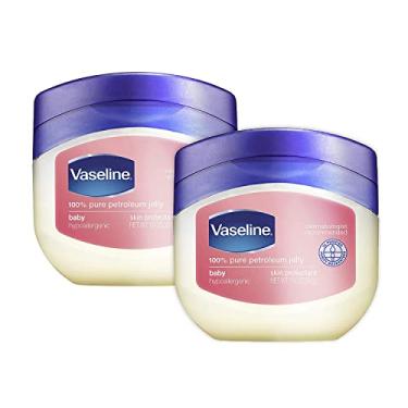 Imagem de Vaseline Baby 100% Pure Petroleum Jelly, 13 Ounce [With Bonus 1.7 Ounce] (Pack of 2)