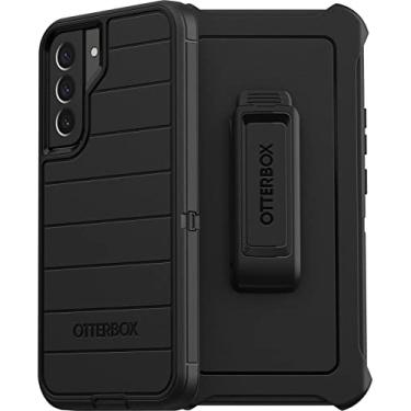Imagem de OtterBox Capa resistente Defender e clipe de cinto/suporte para Samsung Galaxy S22 Plus (não para modelos S22/Ultra) Embalagem sem varejo - (preto)
