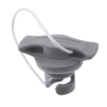 Imagem de Fancyes Plugue da válvula de ar do barco inflável, tampa da válvula de ar, substituição para bote de borracha, caiaque, piscina, colchões de ar, cinza