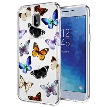 Imagem de Yodueiv Capa de celular para Galaxy J7 Refine/J7 2018/J7 Star/J7V 2ª geração/J7 Aero/J7 para meninas e mulheres, capa protetora transparente de TPU macio transparente para Samsung Galaxy J7 2018