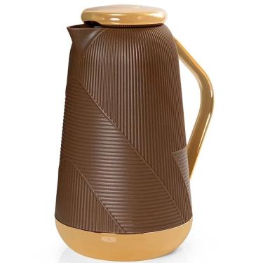 Imagem de Garrafa Termica 1L Bari PLUS Marrom para CHA e Cafe Termopro
