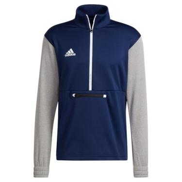 Imagem de adidas Pulôver masculino com zíper 1/4 da Team Issue GG