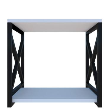 Imagem de Adega Bar Industrial Para Bebidas Prateleira Dupla Branco