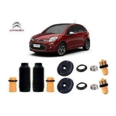 Imagem de Kit Coxim Rolamento Cubo Dianteiro Traseiro C3 2012 2013 2014 2015 201