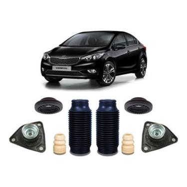 Imagem de 2 Kit Coxim Amortecedor Dianteiro New Cerato 2016 2017 2018 - Qualykit