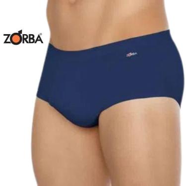 Imagem de 4 Cuecas Zorba Masculina Adulto Com Abertura Intima Em Algodão Cotton,