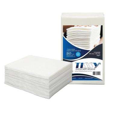 Imagem de TOALHAS DESCARTAVEIS TISSY 30x40 CLINICAS E HOSPITAIS 50 UNI