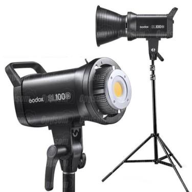 Imagem de Iluminador Luz Led Contínua Bicolor Godox Sl100bi 100w Com Refletor + 