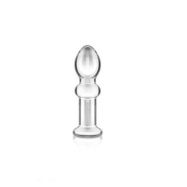 Imagem de Plug Anal de Vidro 11cm Transparente - Lovetoys, Transparente