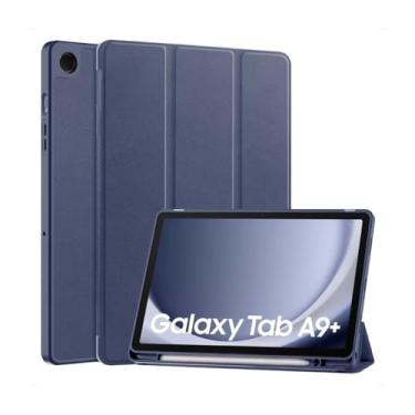 Imagem de Capa Smart Flip Tablet Tab A9+ Plus 11.0 Suporte De Caneta (Azul-petróleo)