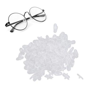 Imagem de 100 Pares de Protetores de Nariz para óculos, Protetores de Nariz de Silicone Antiderrapantes, Acessórios de Almofadas de Nariz Em Gel Com Adesivo Antiderrapante para óculos e