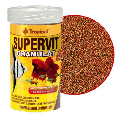Imagem de Ração Supervit Granulat Tropical 55g Grãos para Peixes