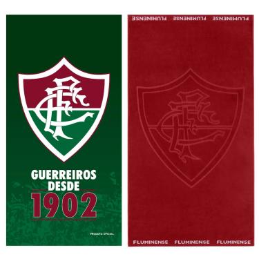 Imagem de Kit 2 Toalhas Fluminense Banho Praia e Piscina Oficial Clubes do Brasil Licenciado Buettner