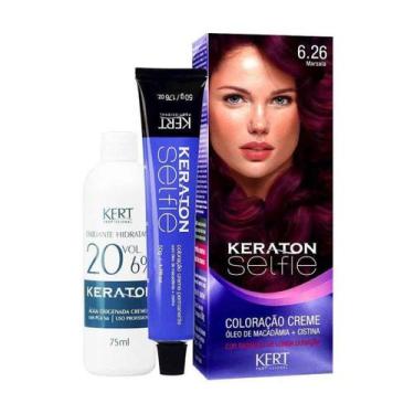 Imagem de Coloração Keraton Selfie 6.26 Marsala - Kert Profissional