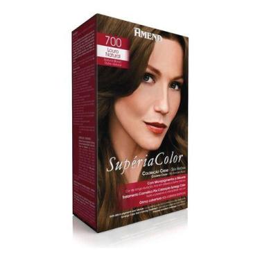 Imagem de Coloração Creme Supéria Color 700 Louro Natural Amend