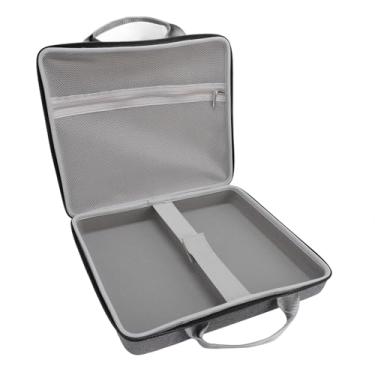 Imagem de Estojo Rígido à Prova D'água para Mini Dish Kit, Alça Ergonômica e Zíper, Corte de Precisão para Mini Bracket, Adaptador de Tubo, Cabo de Alimentação, Cabo