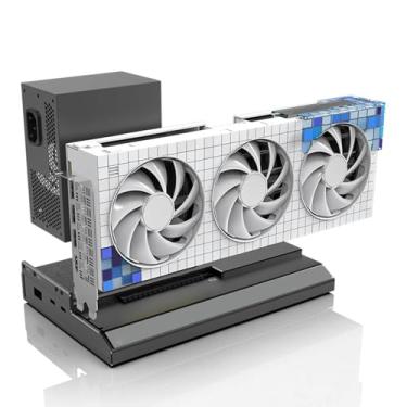 Imagem de Gabinete Mini GPU, Estação de Acoplamento de GPU Externa USB4 de 40 Gbps, Compatível Com PCIe, Com Interface TB RJ45 M.2 NVMe, para Uso Em Consoles de Jogos de Laptop