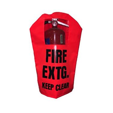 Imagem de p.e.k. Capa para Extintor de Incêndio (Pek 350) - Simples - com Janela - Grande, Serve para Extintores de 10-20 Lb